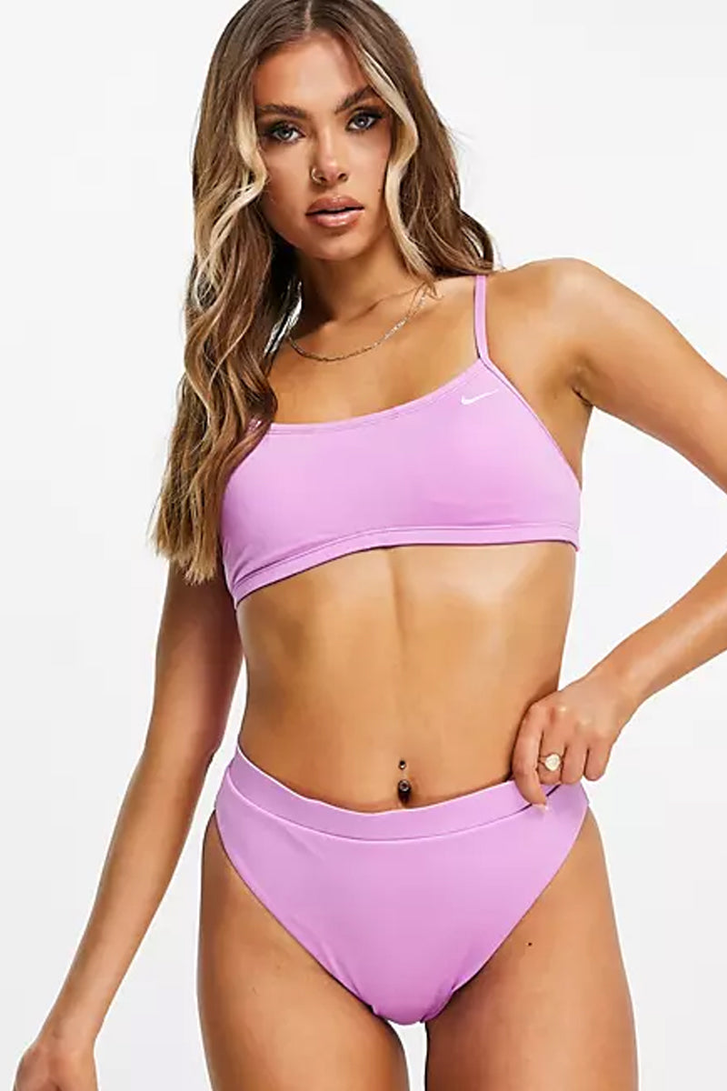 Nike Women's Essential Racerback Bikini Top (Fuchsia Glow