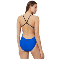 Nike - Women's Swim Logo Cutout One Piece (Hyper Royal)