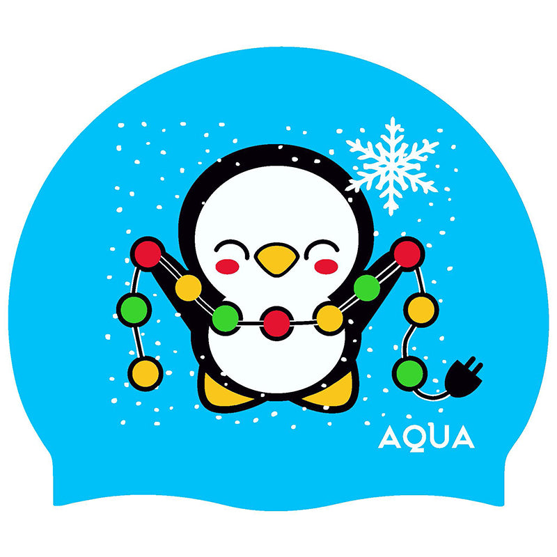 Penguin Lights - Christmas Swim Hat