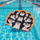 Penguin Huddle Silicone Swim Hat - Orange