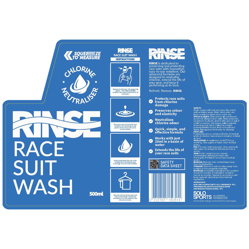 RINSE - Racesuit Wash 500ml