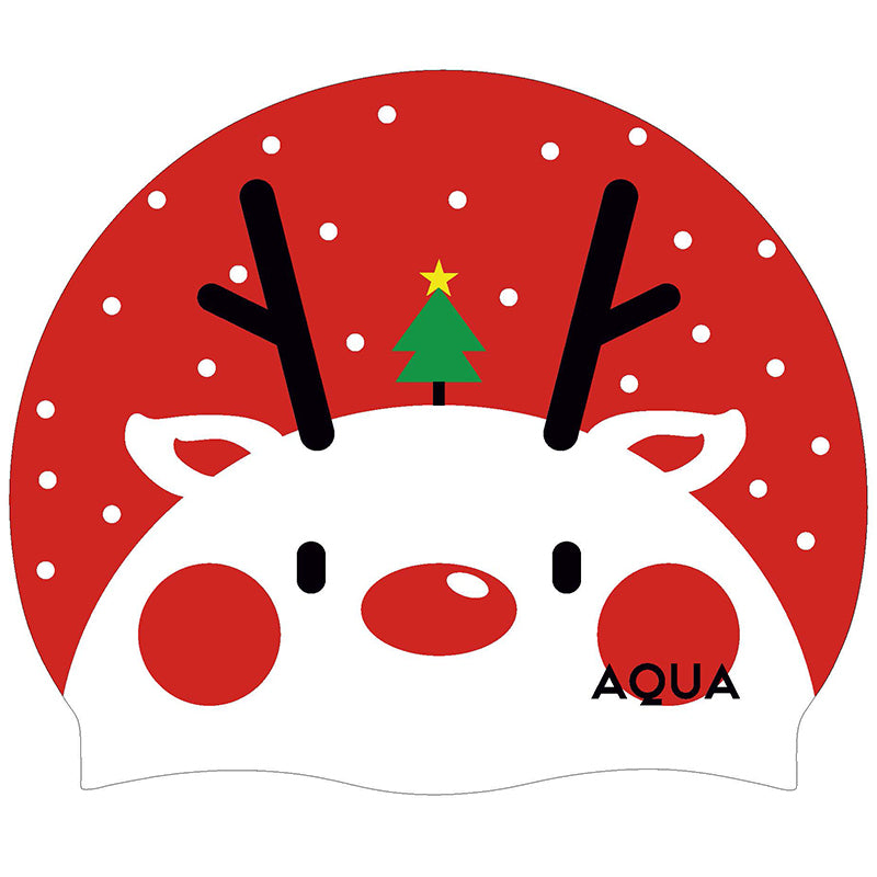 Snow Man - Christmas Swim Hat