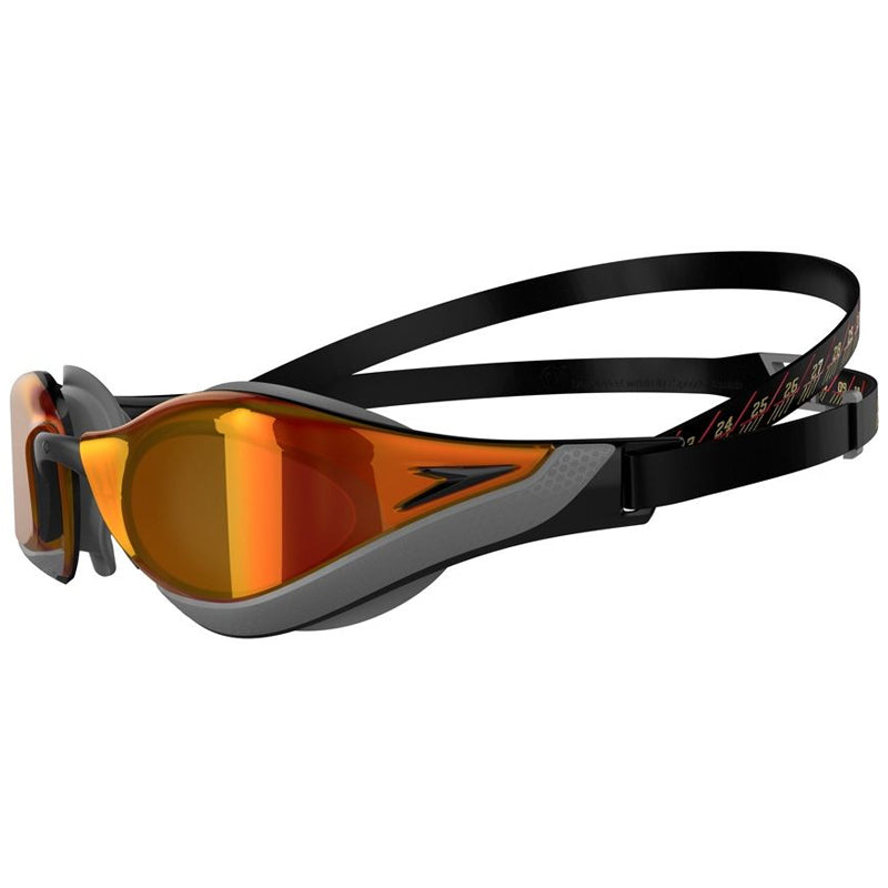 Speedo - Adult Fastskin Pure Focus Mirror Goggles - Black/Red