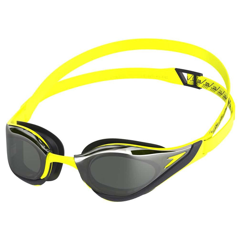 Speedo - Adult Fastskin Pure Focus Mirror Goggles - Yellow/Smoke/Silver