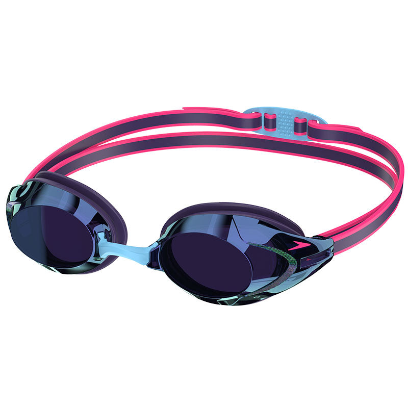 Speedo - Adults Vanquisher 3.0 Mirror Goggles - Acai Purple/Smoke/Iris Mirror