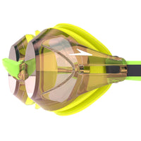 Speedo - Adults Vanquisher 3.0 Mirrored Goggle - Yellow/Grey/Ablaze