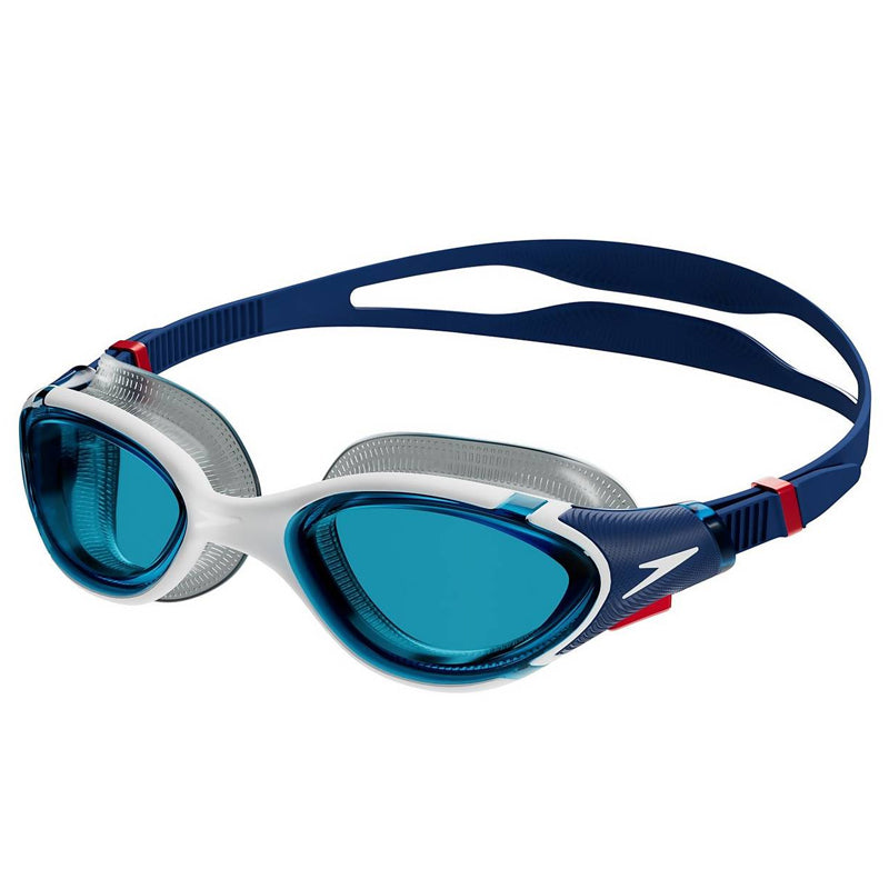 Speedo - Biofuse 2.0 Goggles - Blue/White – Aqua Swim Supplies