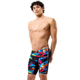 Speedo - Boys Endurance+ Max High Waisted Jammer - Colour Shock/Black