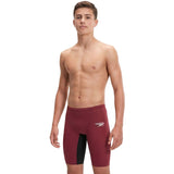 Speedo - Boys Endurance+ Max High Waisted Jammer - Regal Red/Black