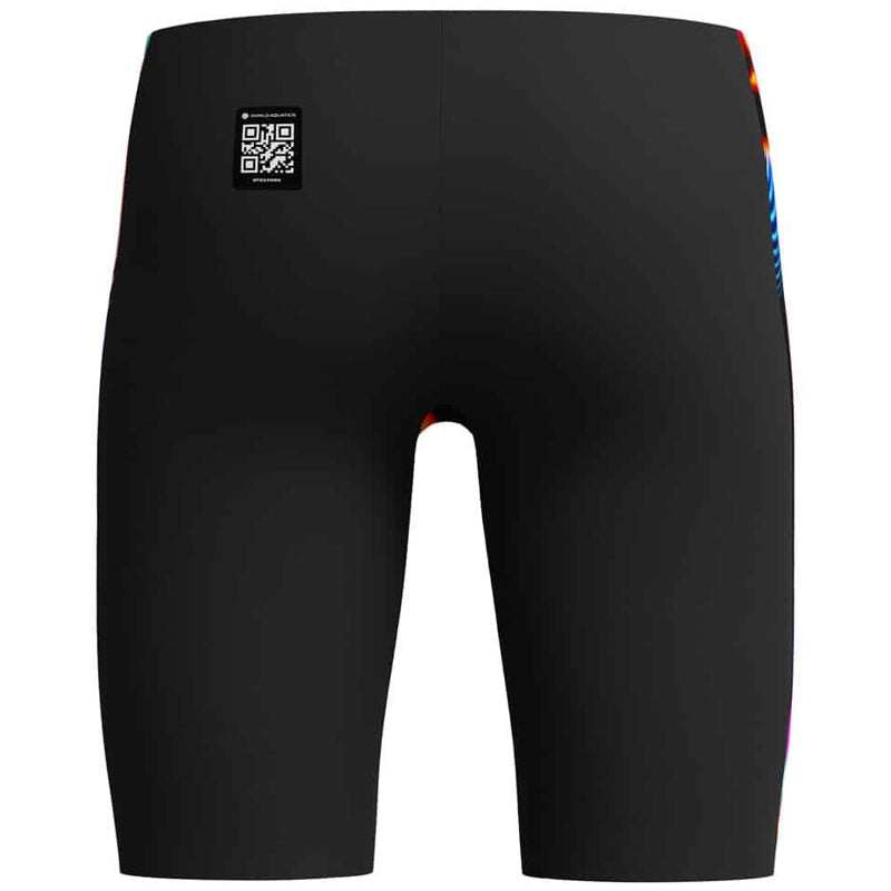 Speedo - Boys' Fastskin Endurance+ Max High Waisted Jammer - Black/Multi