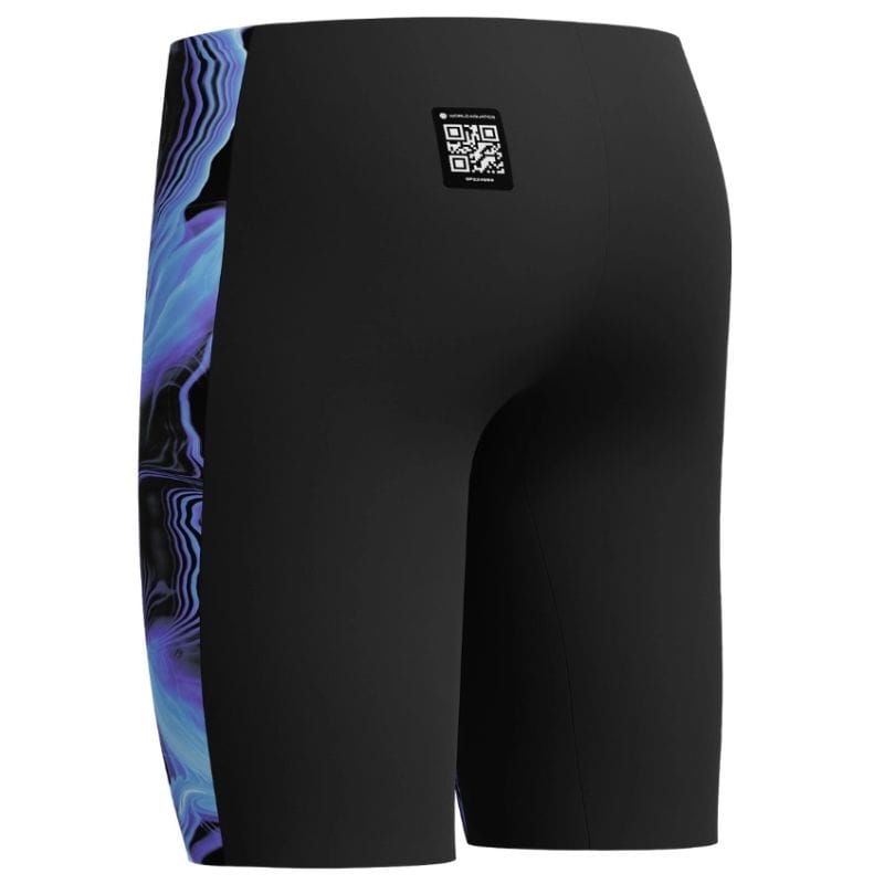 Speedo - Boys' Fastskin Endurance+ Max High Waisted Jammer - Lucent Glow/Black