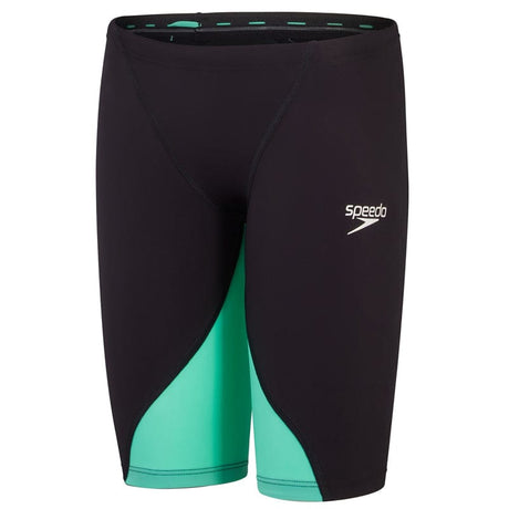 Speedo - Boys' Fastskin LZR Ignite Jammer - Black/Green