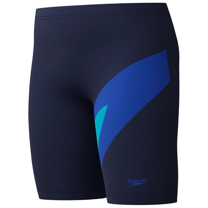 Speedo - Boys' Hyperboom Jammer - Peacoat/Deep Sapphire