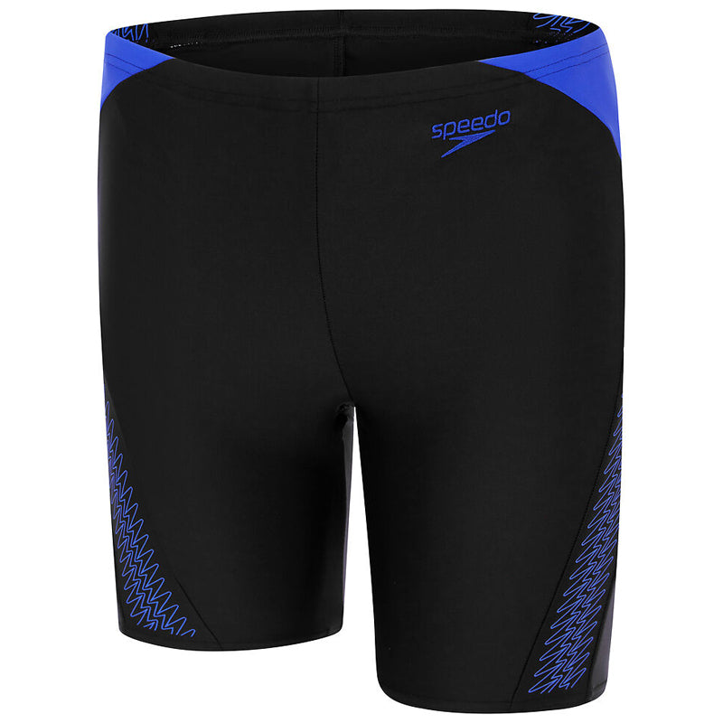 Speedo - Boys HyperBoom Splice Jammer - Black/Cobalt Pop