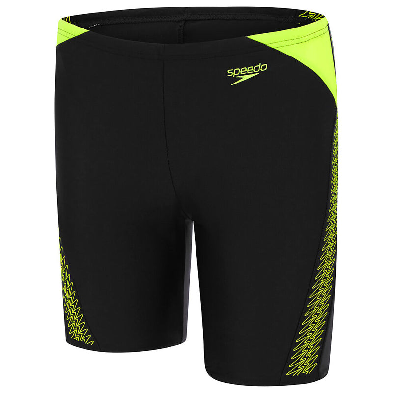 Speedo - Boys HyperBoom Splice Jammer - Black/Hyper Yellow