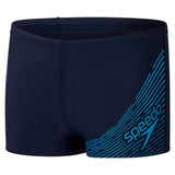 Speedo - Boys' Medley Logo Aquashort - Navy/Blue