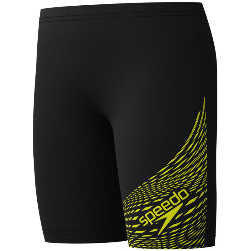 Speedo - Boys Medley Logo Jammer - Hyper Yellow