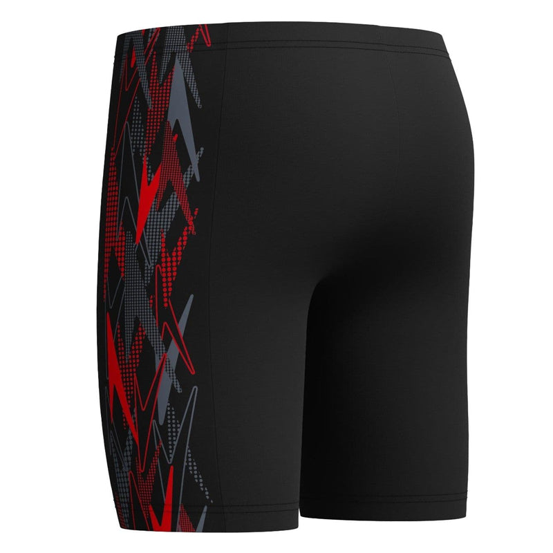 Speedo - Boys' Placement Jammer - Anthracite/High Risk Red