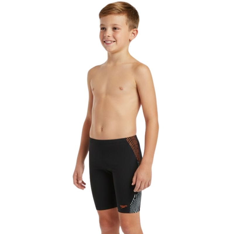 Speedo - Boys Tech Panel Jammer - Black/Red