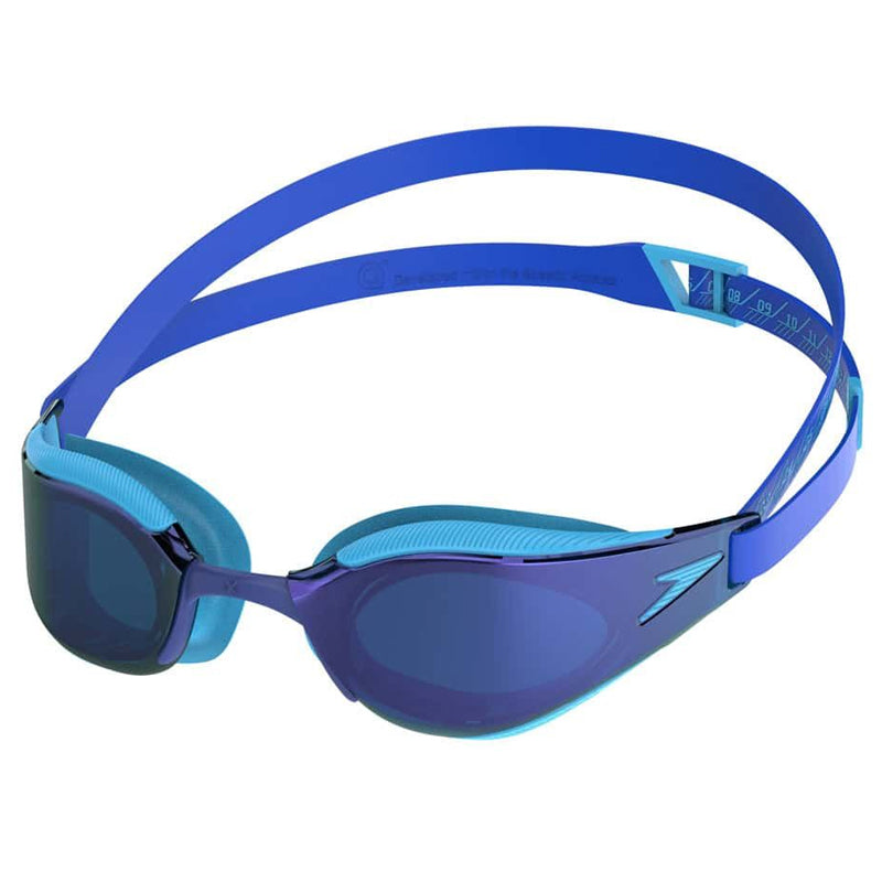 Speedo - Fastskin Hyper Elite Mirror Junior Goggles - Blue/Cobalt/Iris