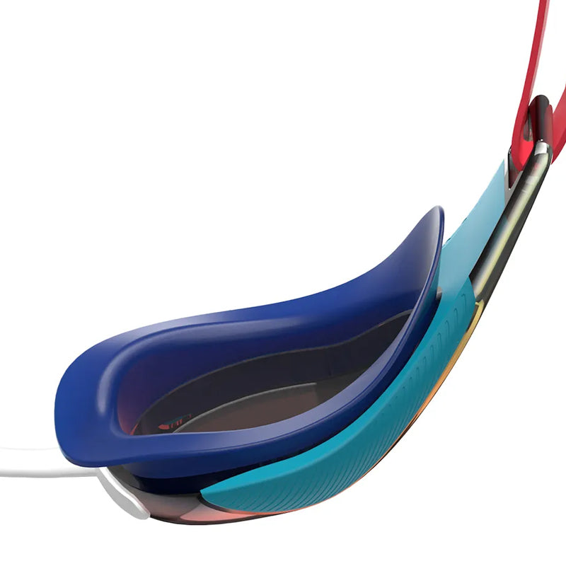Speedo - Fastskin Hyper Elite Mirror Junior Goggles - Red/Blue