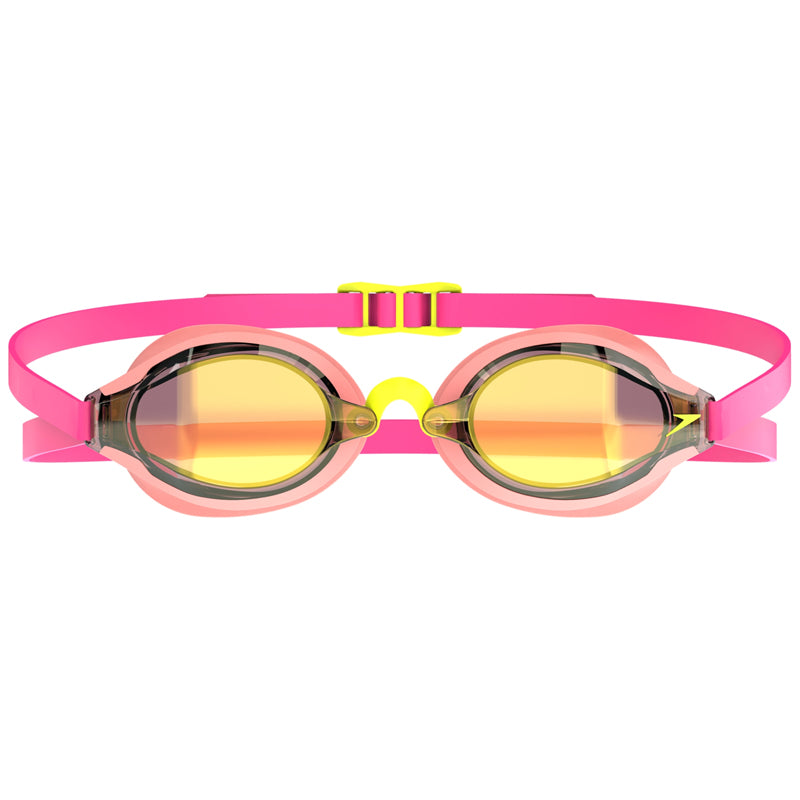 Speedo - Fastskin Speedsocket 2 Mirror Goggles - Neon Melon/Vermillion/Gold Mirror