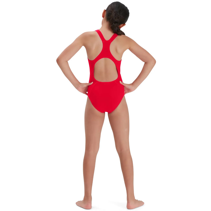 Speedo - Girls' Endurance+ Medalist Swimsuit - Red