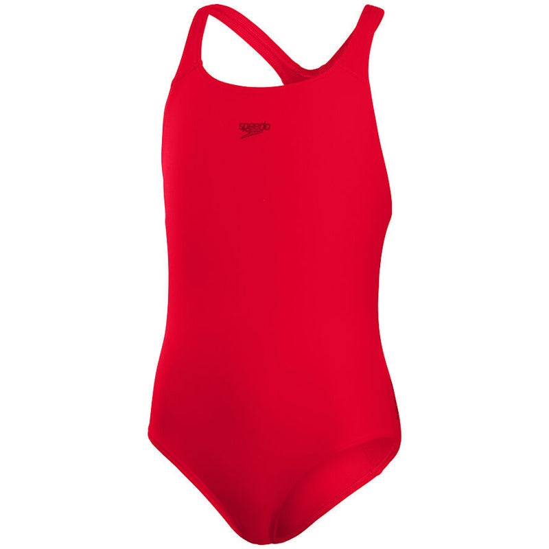 Speedo - Girls' Endurance+ Medalist Swimsuit - Red