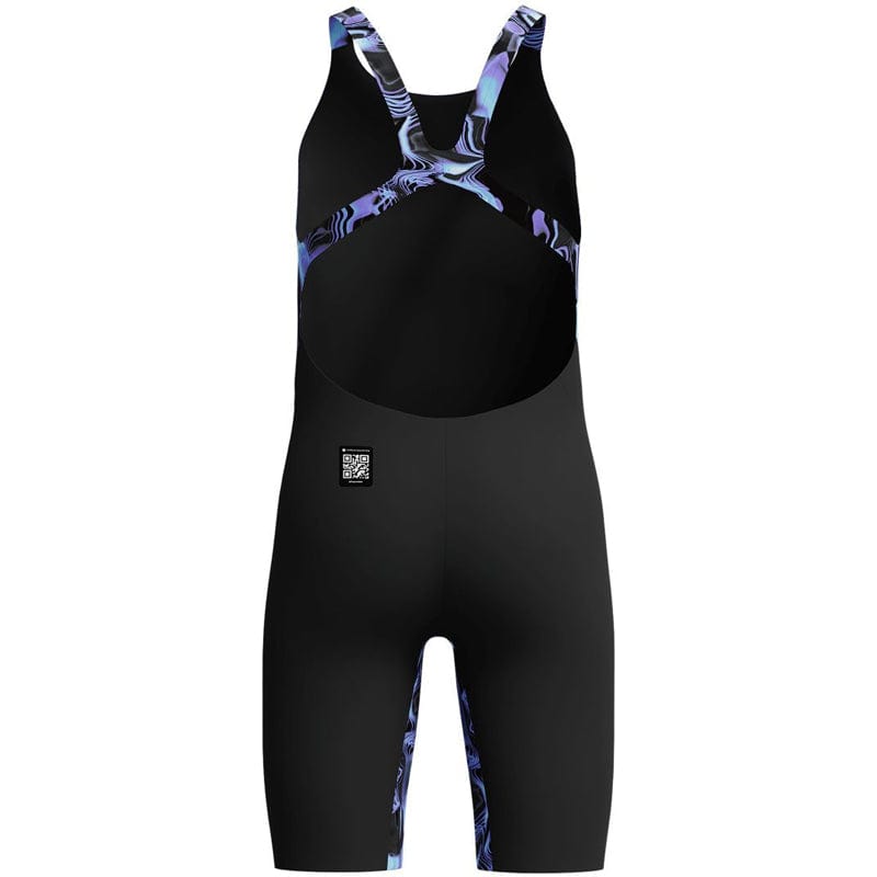 Speedo - Girls' Fastskin Endurance+ Max Openback Kneeskin - Lucent Glow/Black