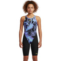 Speedo - Girls' Fastskin Endurance+ Max Openback Kneeskin - Lucent Glow/Black