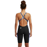 Speedo - Girls' Fastskin Endurance+ Max Openback Kneeskin - Lucent Glow/Black