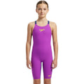 Speedo - Girls' Fastskin Endurance+ Max Openback Kneeskin - Neon Jelly/Noble Navy