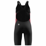 Speedo - Girls' Fastskin Endurance+ Max Openback Kneeskin - Regal Red/Black MI