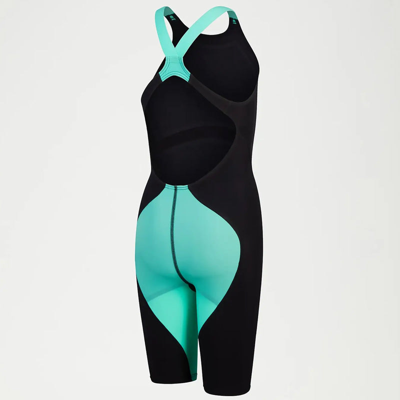 Speedo - Girls' Fastskin LZR Ignite Kneeskin - Black/Green