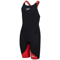 Speedo - Girls' Fastskin LZR Ignite Kneeskin - Black/Red
