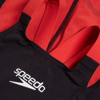 Speedo - Girls' Fastskin LZR Ignite Kneeskin - Black/Red