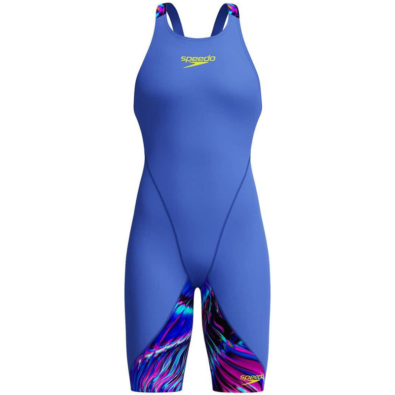 Speedo - Girls' Fastskin LZR Ignite Kneeskin - Blue/Multi