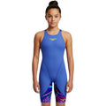 Speedo - Girls' Fastskin LZR Ignite Kneeskin - Blue/Multi