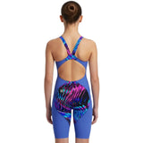Speedo - Girls' Fastskin LZR Ignite Kneeskin - Blue/Multi