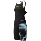 Speedo - Girls Fastskin LZR Ignite Kneeskin - Electro Static/Black