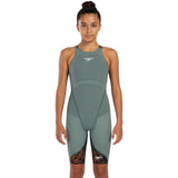 Speedo - Girls' Fastskin LZR Ignite Kneeskin - Green/Black/Orange