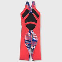 Speedo - Girls' Fastskin LZR Ignite Kneeskin - Red/Blue/White