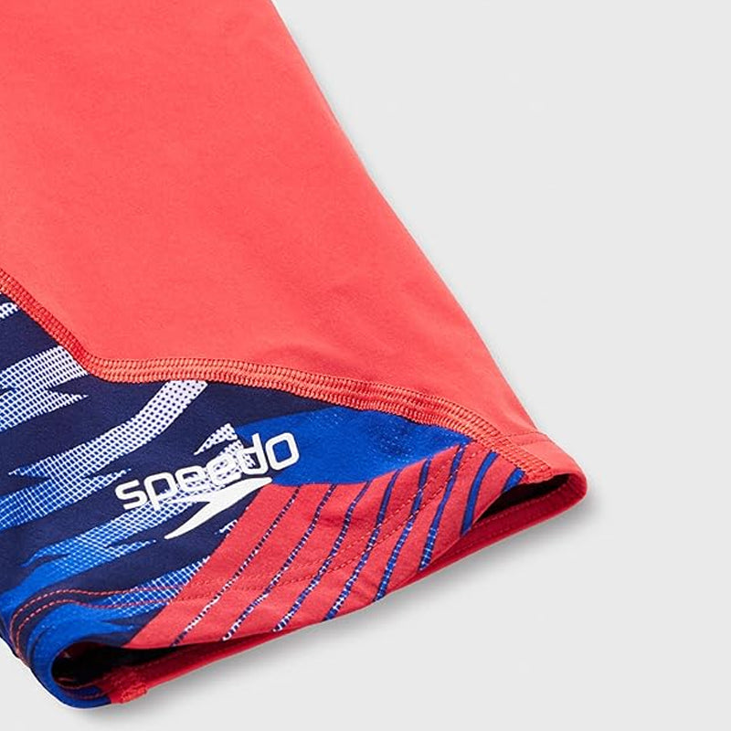 Speedo - Girls' Fastskin LZR Ignite Kneeskin - Red/Blue/White
