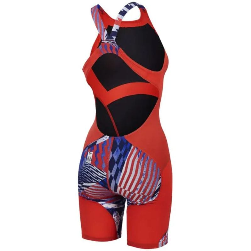 Speedo - Girls' Fastskin LZR Ignite Kneeskin - Red/Blue/White