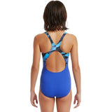 Speedo - Girl's HyperBoom Splice Muscleback Swimsuit - Blue