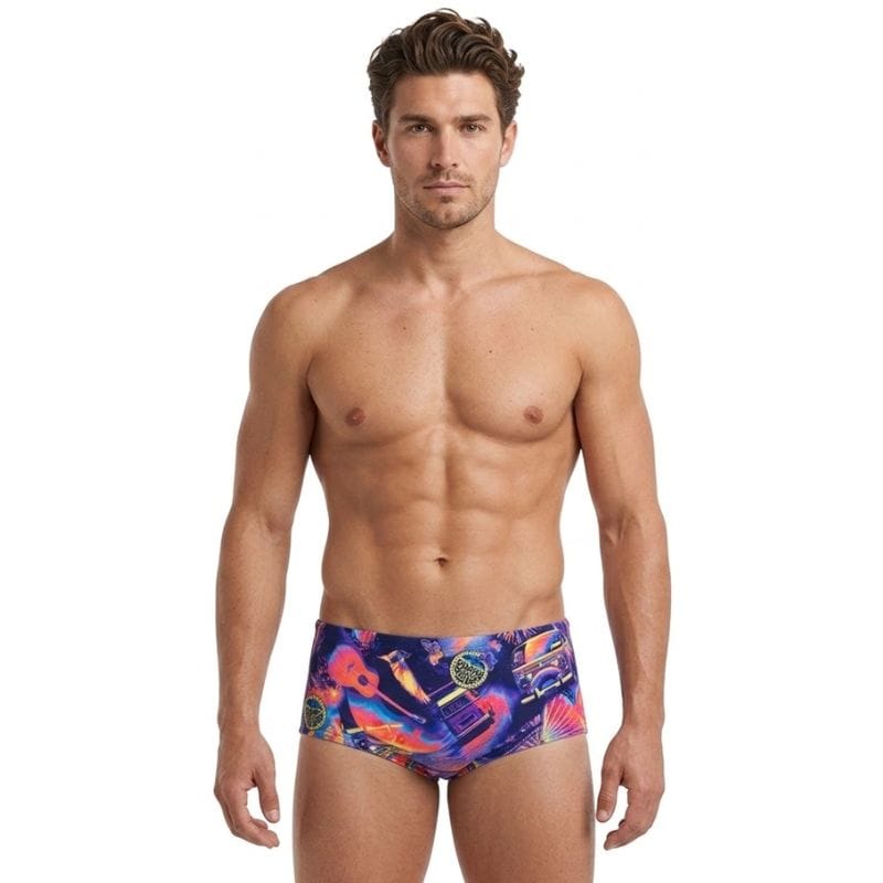 Speedo - High Five Flash Allover Print - Mens Competition Brief