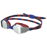 Speedo - Hyper Flyer Junior Mirrored Goggles - Navy/Red/Silver