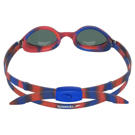 Speedo - Hyper Flyer Junior Mirrored Goggles - Navy/Red/Silver