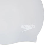 Speedo - Long Hair Silicone Cap - Silver/White
