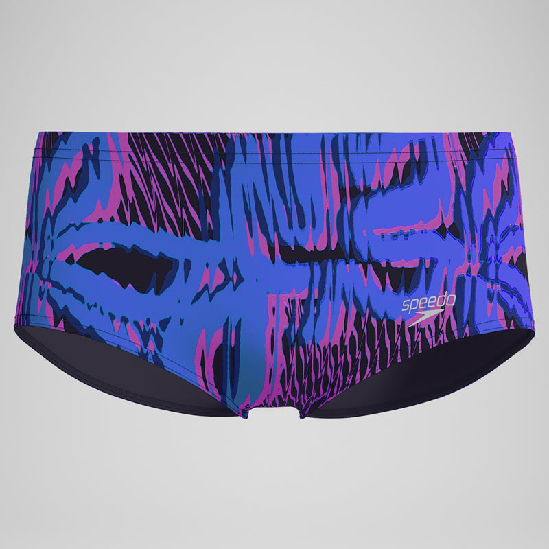 Speedo - Men's 13.5cm Club Training Allover Brief - Blue/Multi